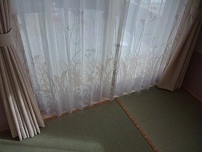 和室のカーテン